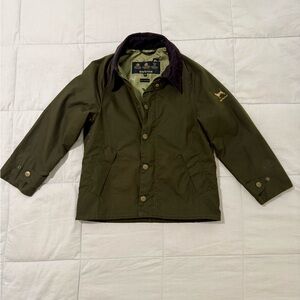 Barbour Kids Green Raincoat